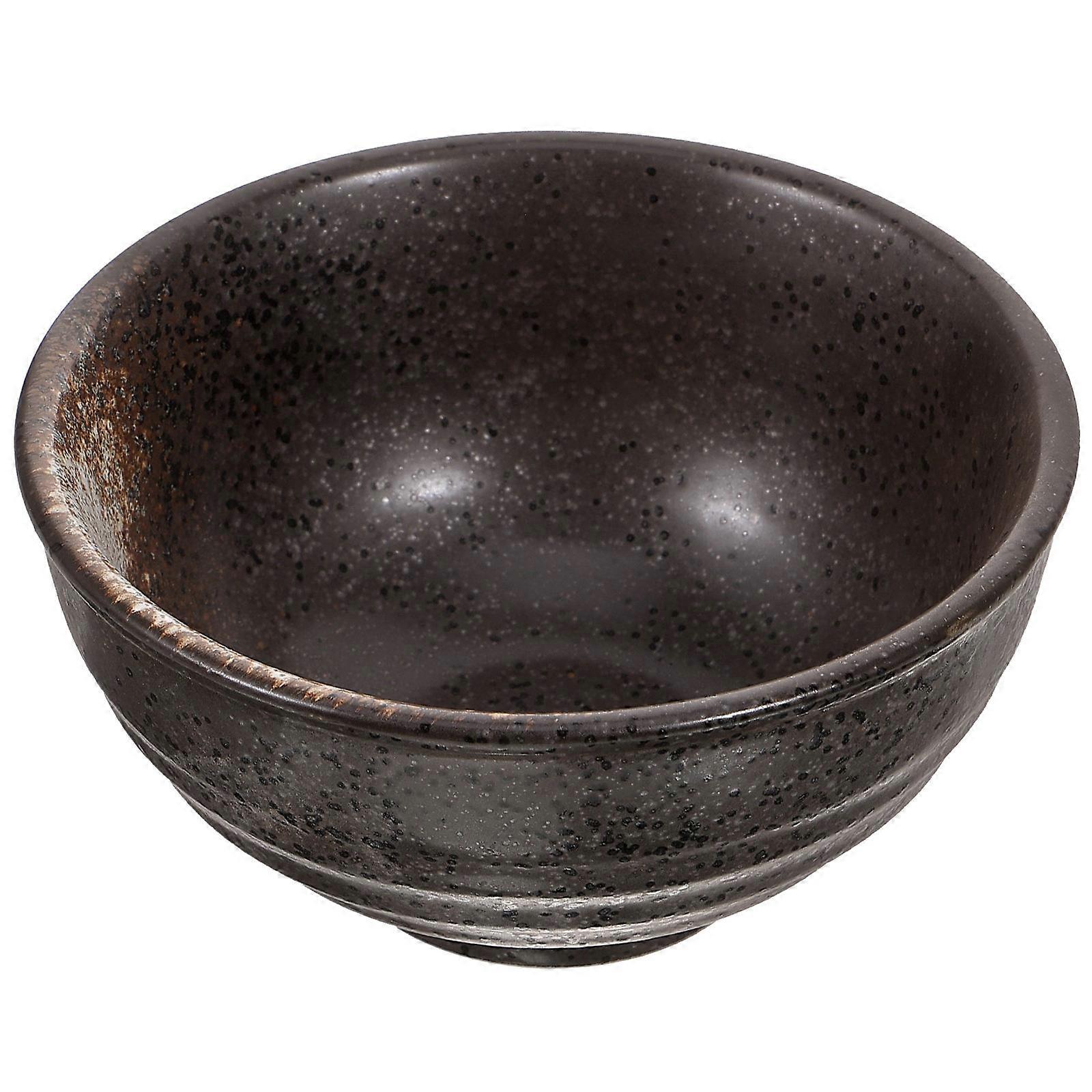 Ceramic Rice Bowl For Home Use In Assorted Color With Round Shape For Multi-Function Food Storage 1Pack