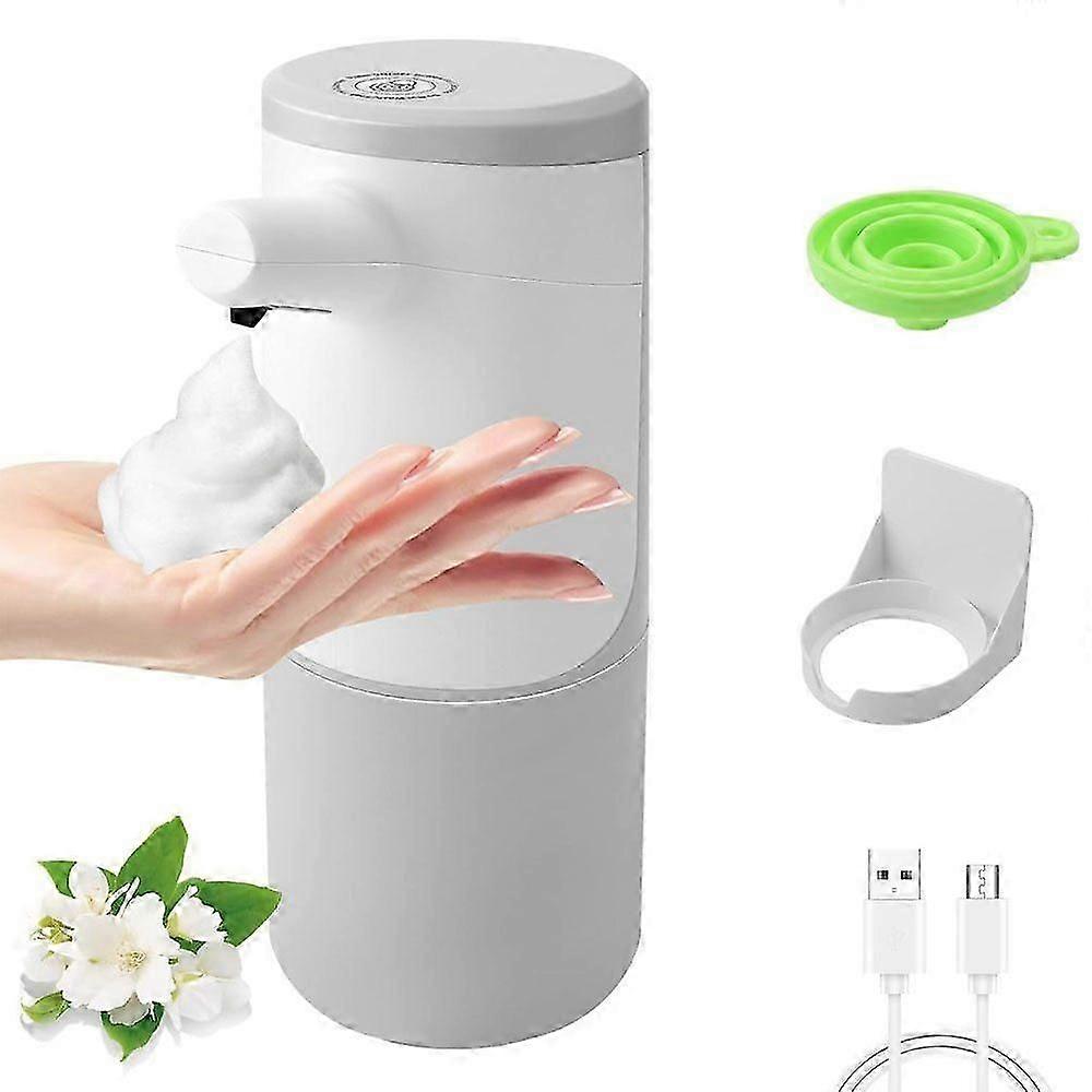 Automatic Soap Dispenser with USB, 3-Level Adjustable Lotion Dispenser, 450ml Capacity