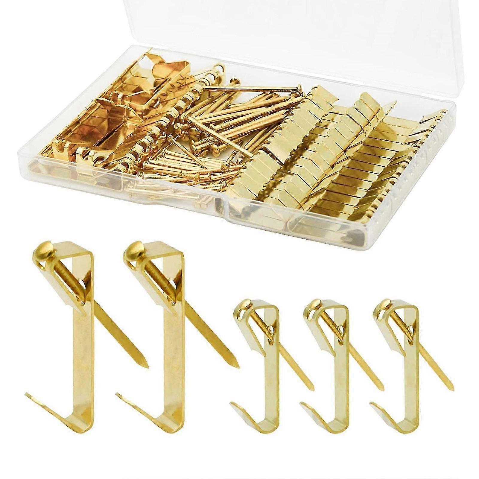 Picture Hooks with Nails for Hanging Frames, Mirrors, and Decorative Items