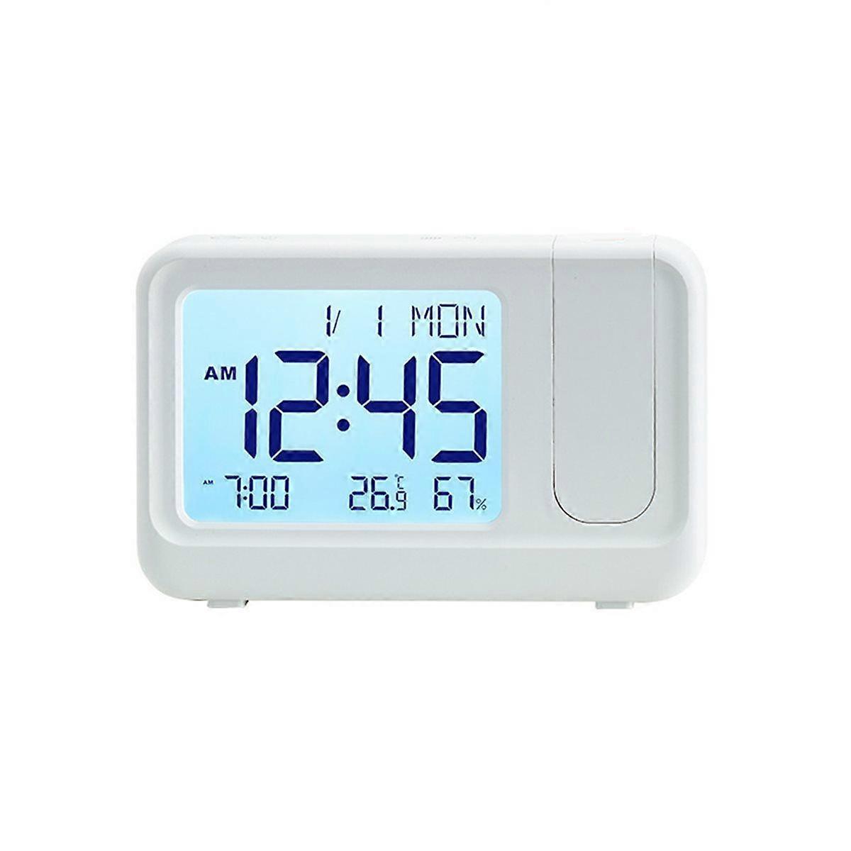 180 Rotating Projection Black and White Options Versatile Projection Features Alarm Settings White