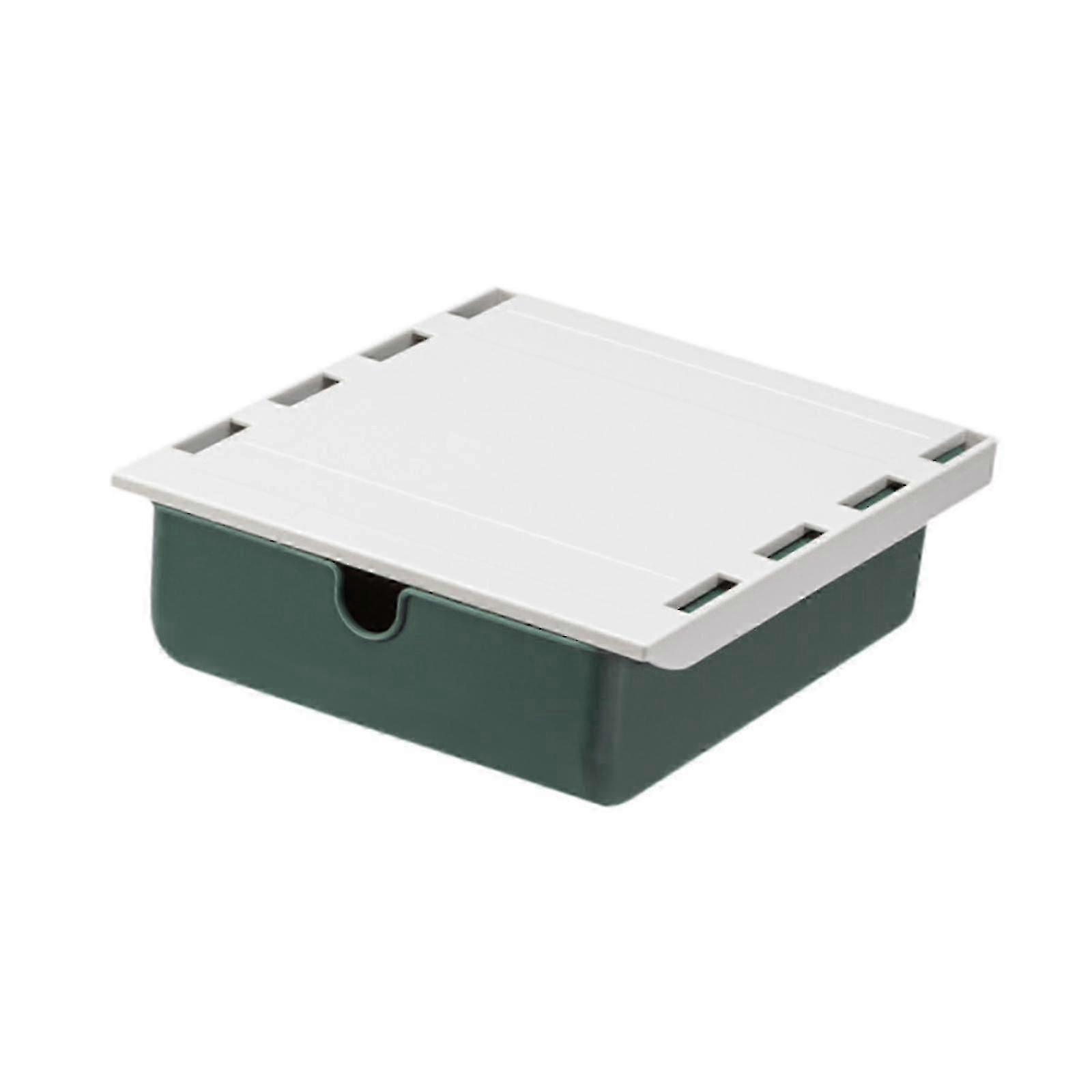 Under Desk Storage Drawer Compact Storage Case for Office Kitchen Study Room white