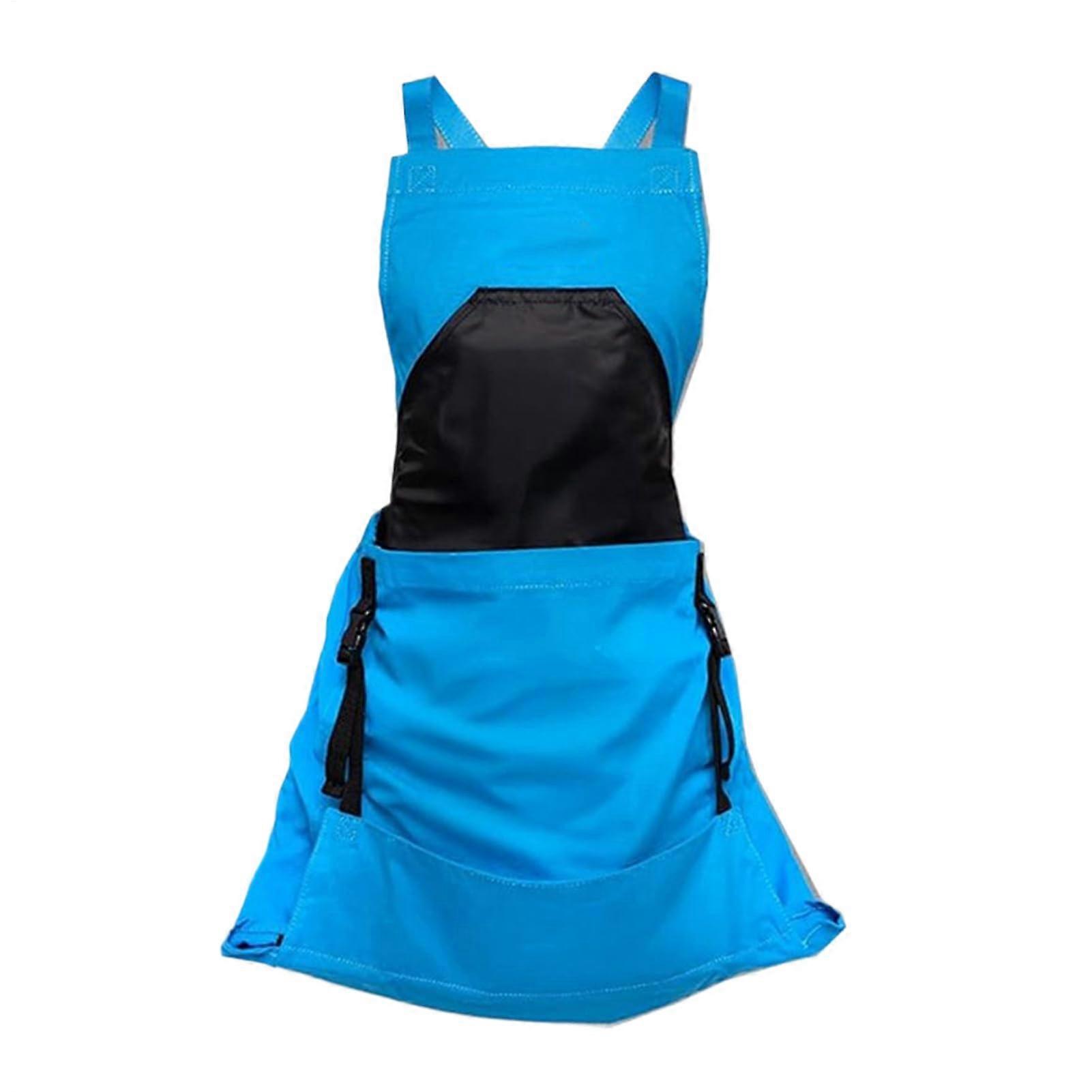 Waterproof Gardening Apron with Quick Release Pockets, Adjustable Harvest Bag for Fruit Picking