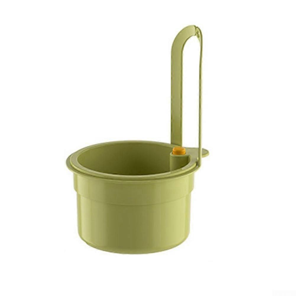 Sink Strainer Basket with Touch Bottom Release, SelfCleaning Kitchen Drain Filter, Green