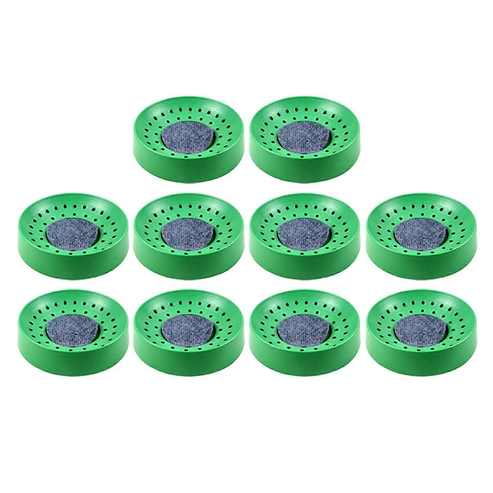 10 Plastic Pigeon Nesting Bowls with Breathable Washable Mat for Bird Breeding