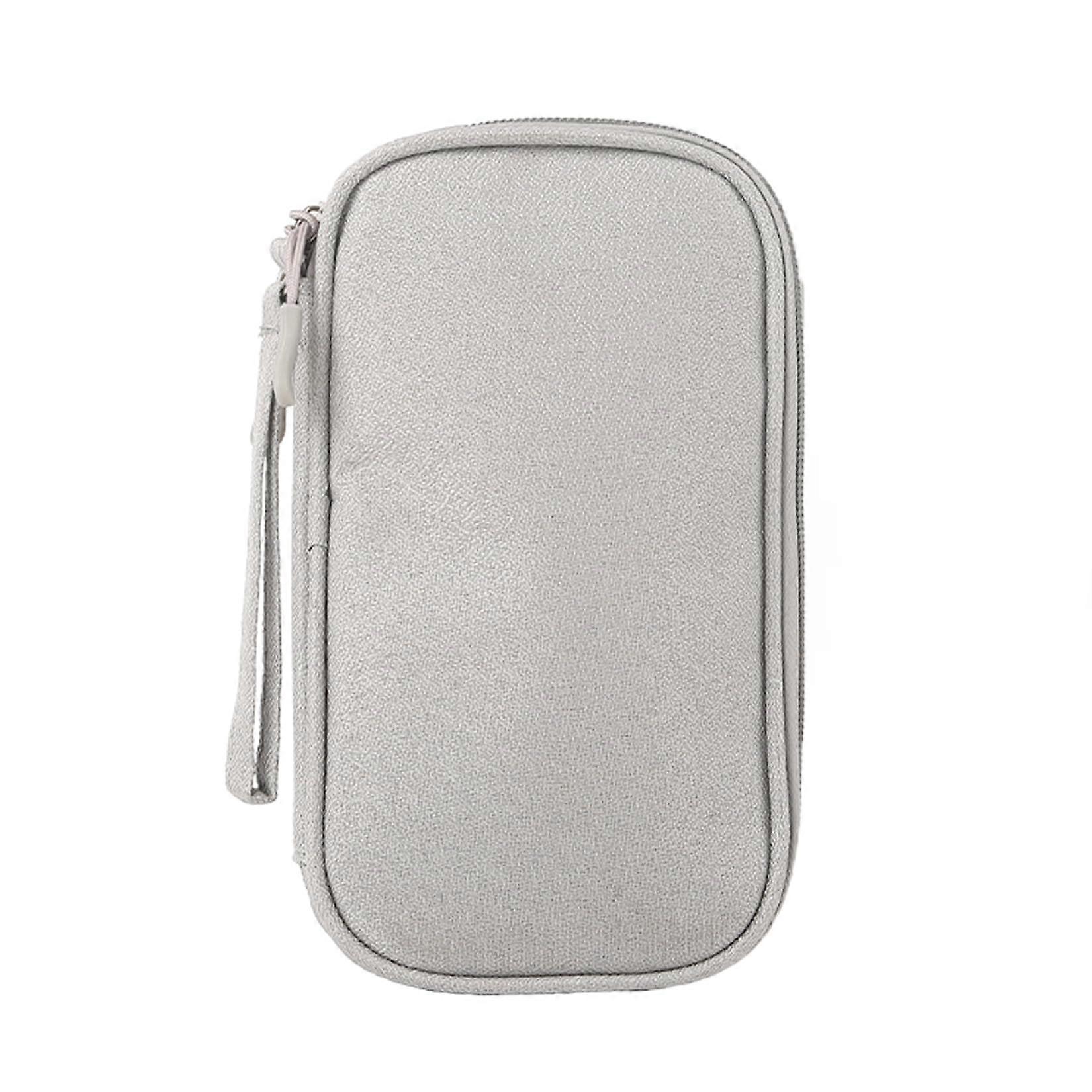 Cable Organizer Bag with DualLayer Design for Tangle Storage, Travel Electronics Accessories Case