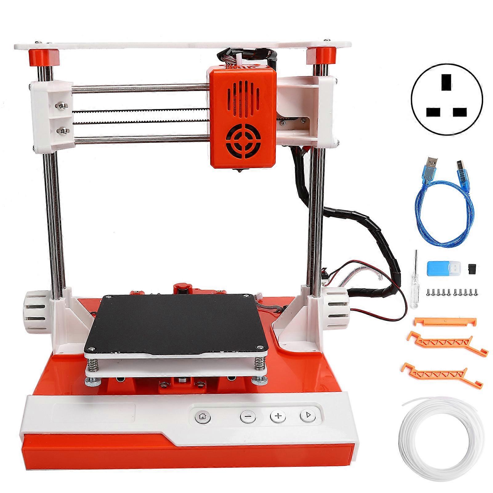 Mini 3D Printer Kit - DIY Desktop for Kids & Beginners, High Accuracy, Safe & Quiet