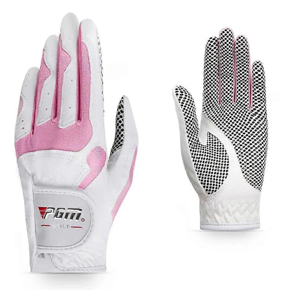 Women's Golf Gloves St018 - Left & Right Hand, Breathable Nanometer Cloth, Palm