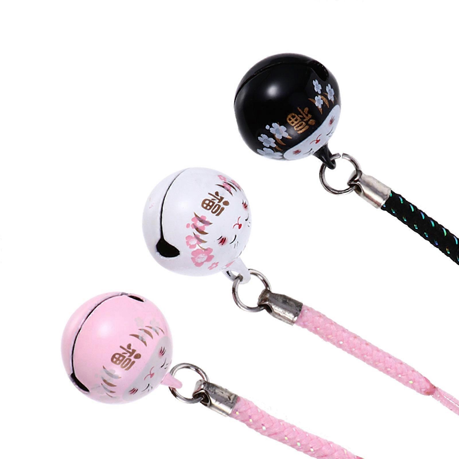 Fortune Cat Copper Bell Cellphone Pendants for Decoration 1Set Set