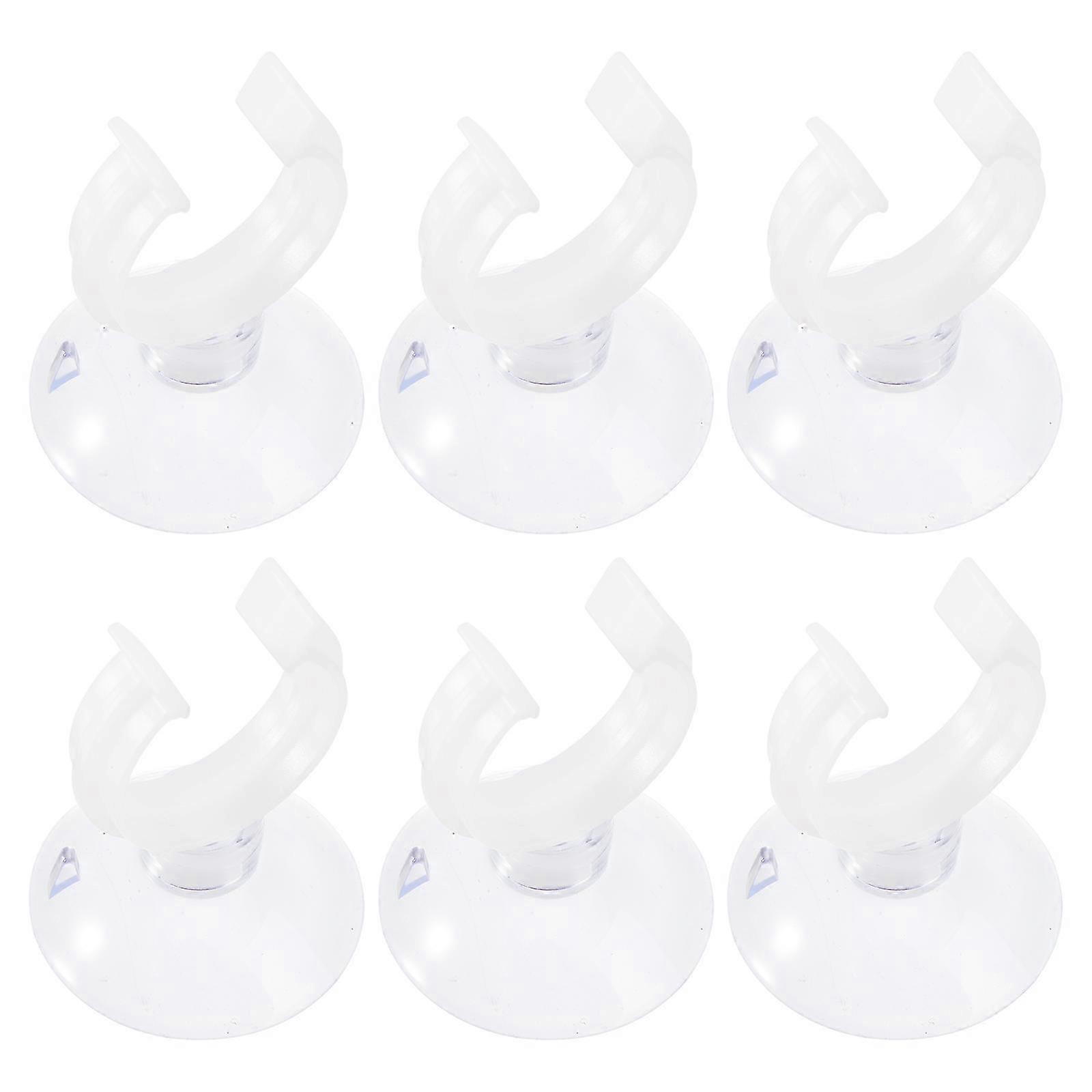 Fish Tank Pipe Clips Aquarium Accessories Multi-Function Pipe Clamp 6Pcs