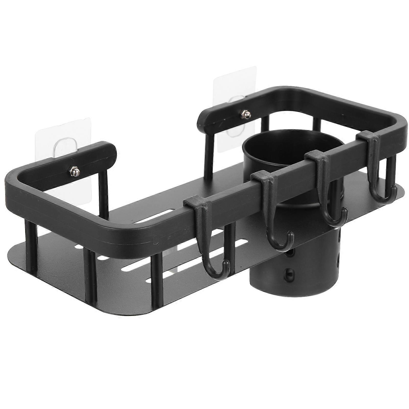 Punch Free Wall Mount Storage Holder Bathroom Storage Holder Alloy