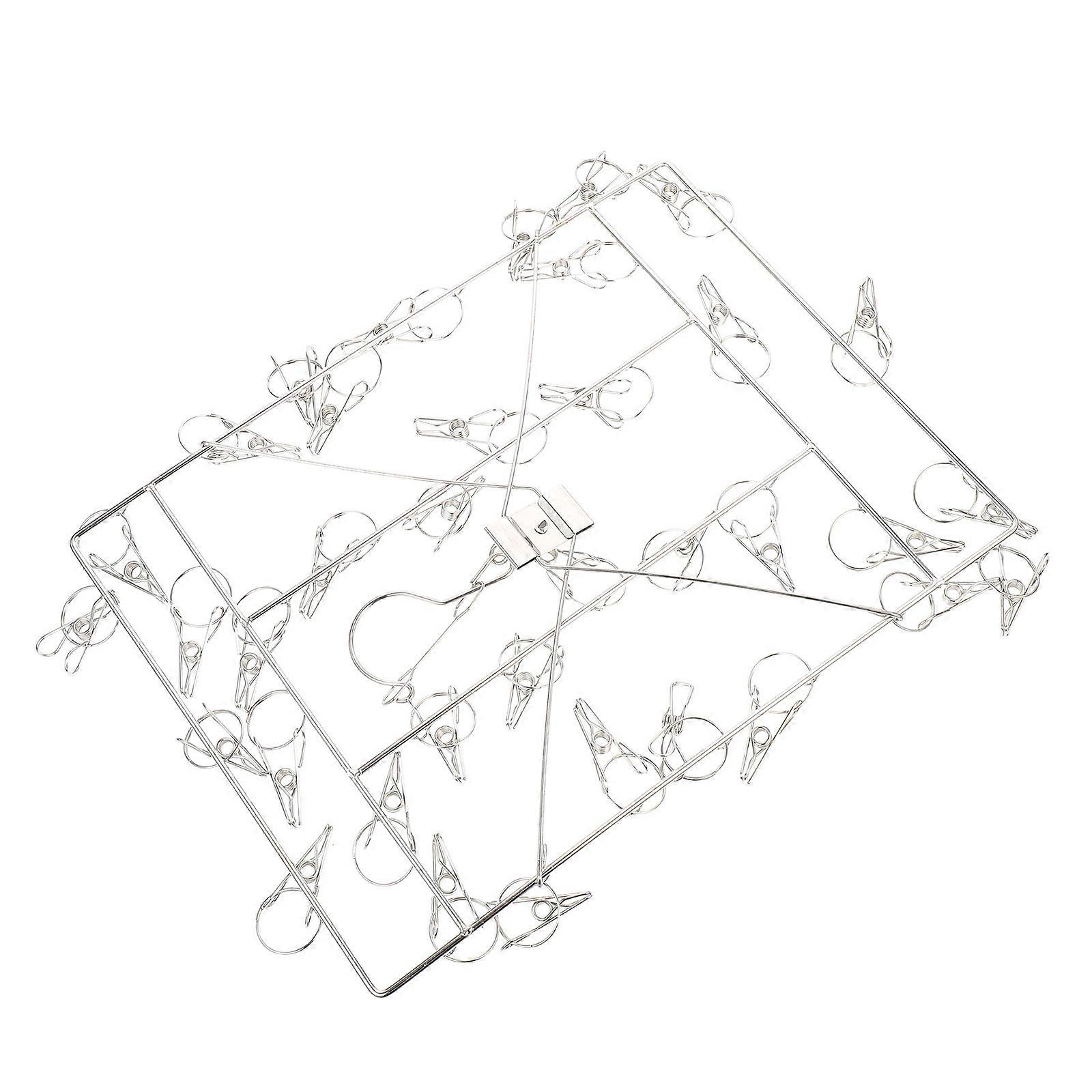 Laundry Rack Stainless Steel for Drying Socks Multi-Purpose 1Pcs Hanger