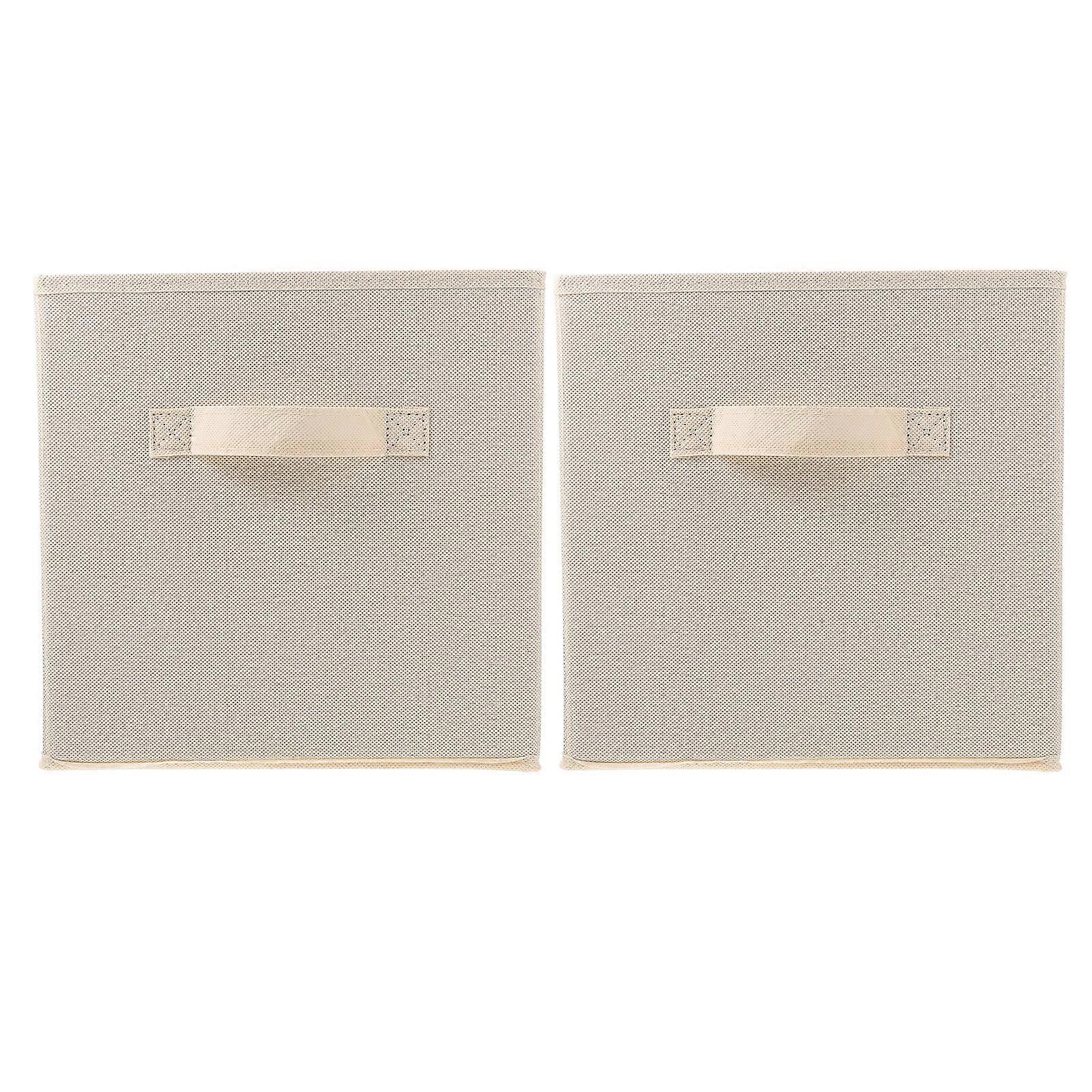 Folding Storage Box Foldable Clothes Storage Box for Sundries 2Pcs