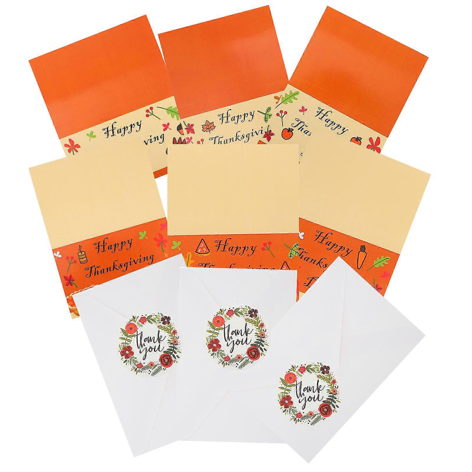 Creative Congratulation Cards Paper Set for Thanksgiving Day 2Sets