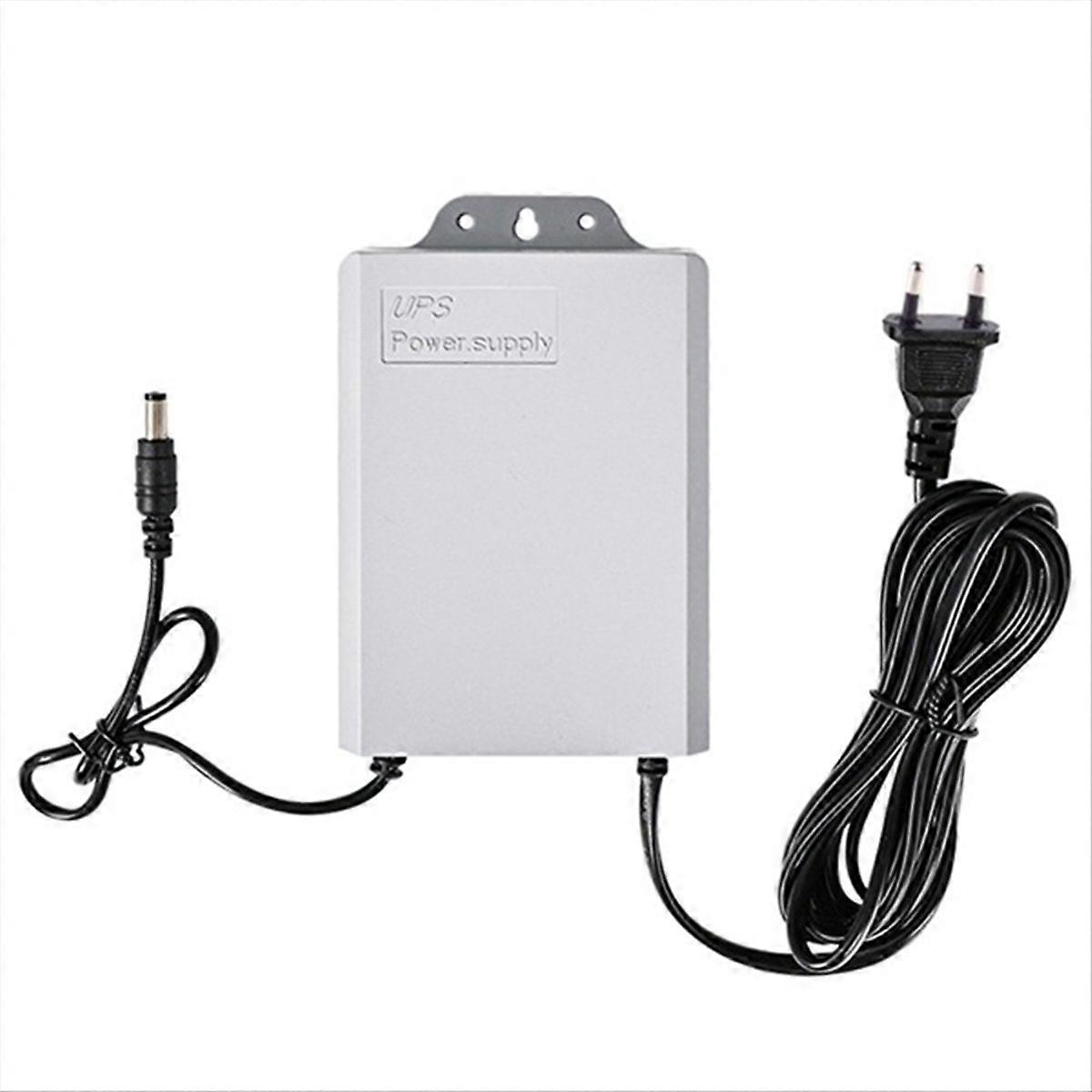 12V-2A UPS Power Supply for WiFi Router Modem Security Camera EU Plug