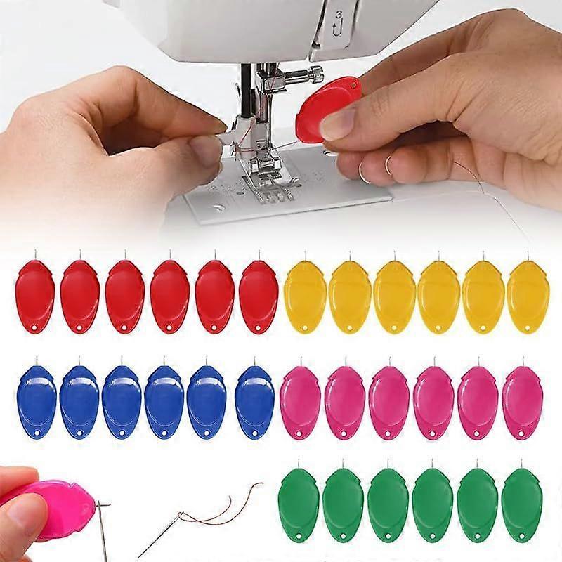 Sewing Machine Needle Threader, 2024 New Simple Needle Threader Tool for Hand Sewing, Automatic Threading Aid Needle Threader Tool, Simple Quick Sewin