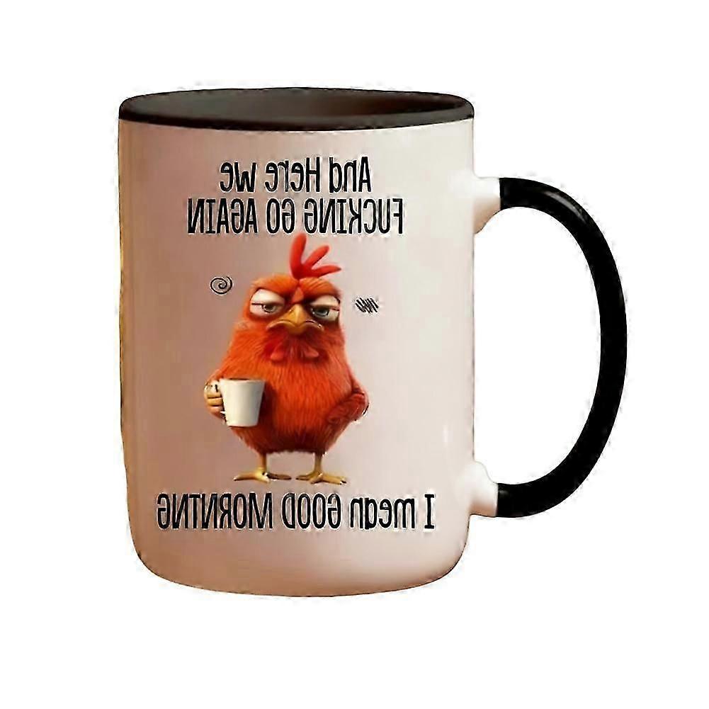 Irritable Rooster Ceramic Mug Funny Sarcastic Coffee Cup