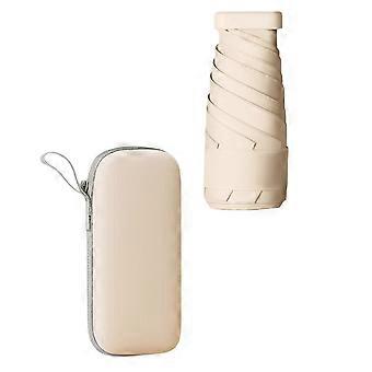 Capsule Umbrella für sonnige und tragbare Sonnencreme & UV-Schutz 60% Rabatt Mini Ultra-Light Sonnenschirm Gelb