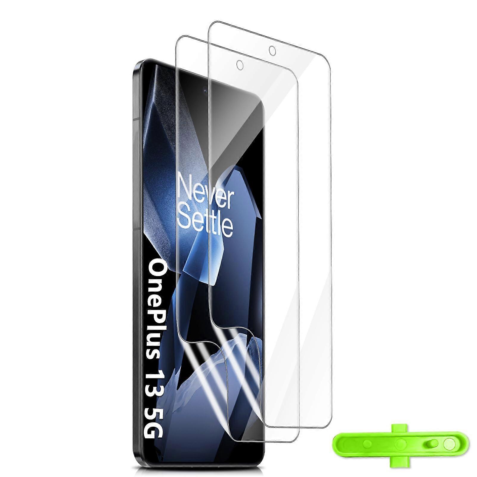 HD Clear Scratch Resistant TPU Screen Protector 2 Pack Bubble  Precise Fit for OnePlus 13 5G