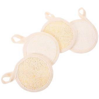 4 pcs Exfoliating Face Scrubebr Facial Scrub Pads Facial Loofah Scrubber Exfoliator for Women