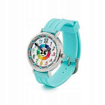 2025 Kiddus Children's Watch Time Teacher Polish Turquoise