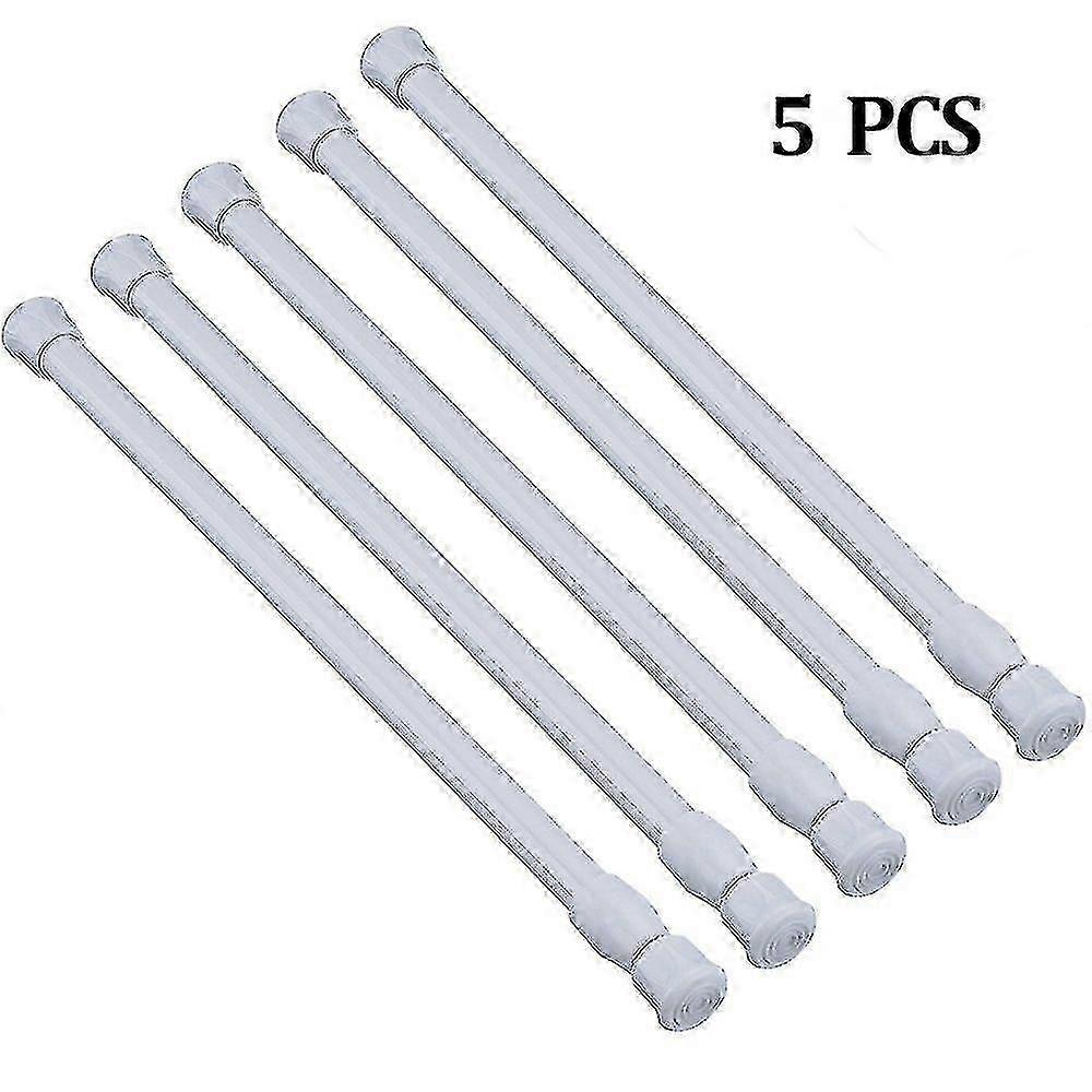 5pcs 40-70cm Extendable Curtain Rod Solid Multifunctional A