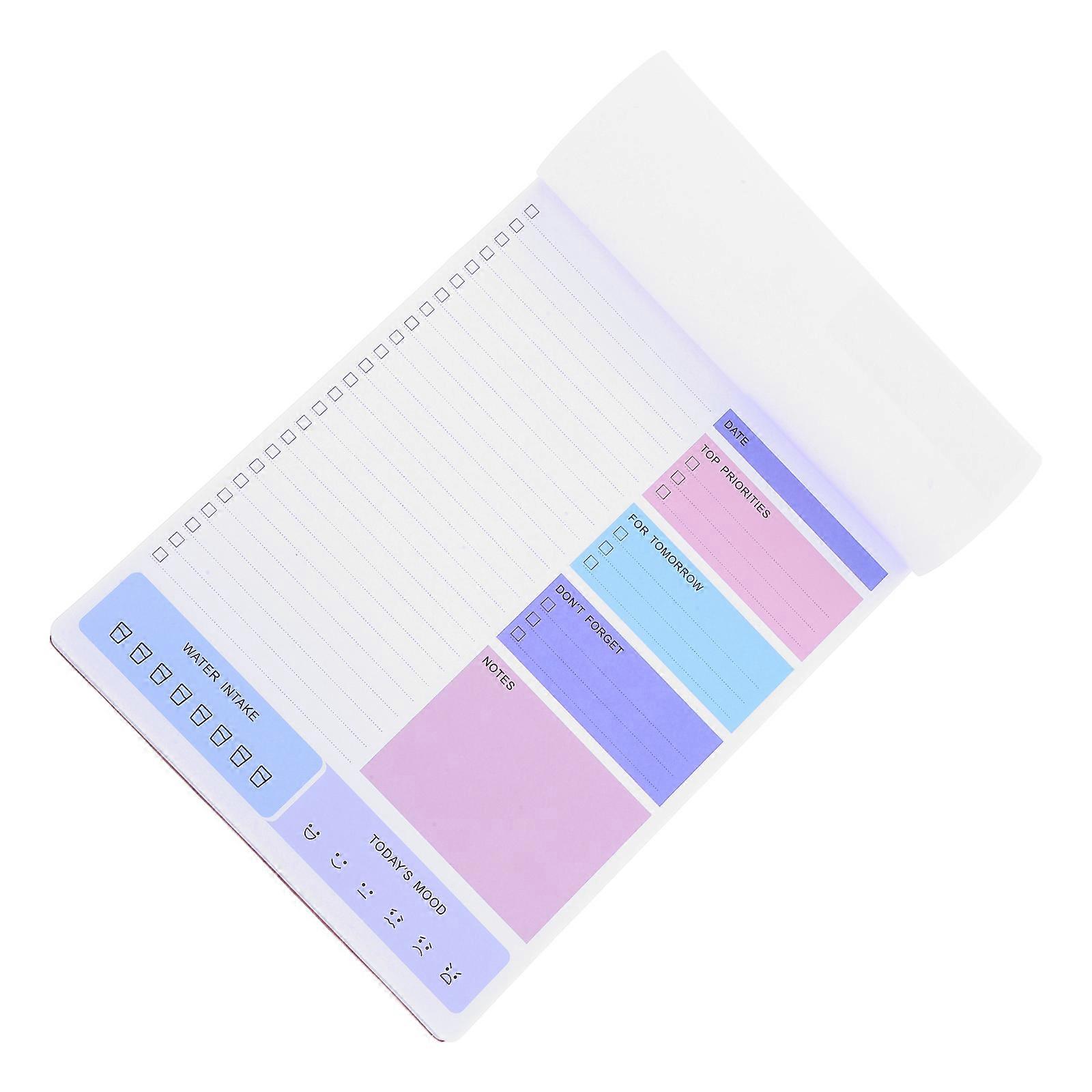 Work Schedule Planner Tear Off Notepad for Daily Use