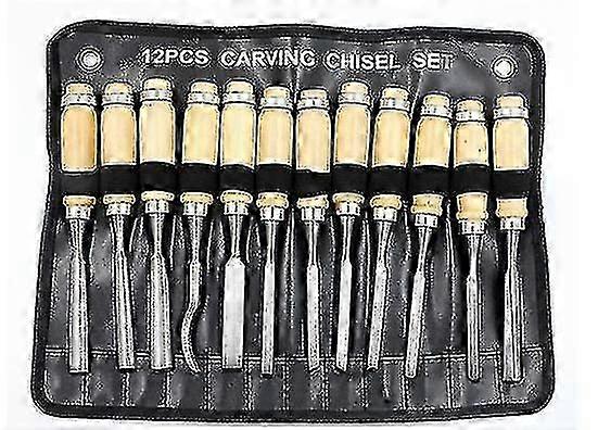 12 Pack Woodworking Tools Chisel Set Root Carving Tools Woodworking Tools,z