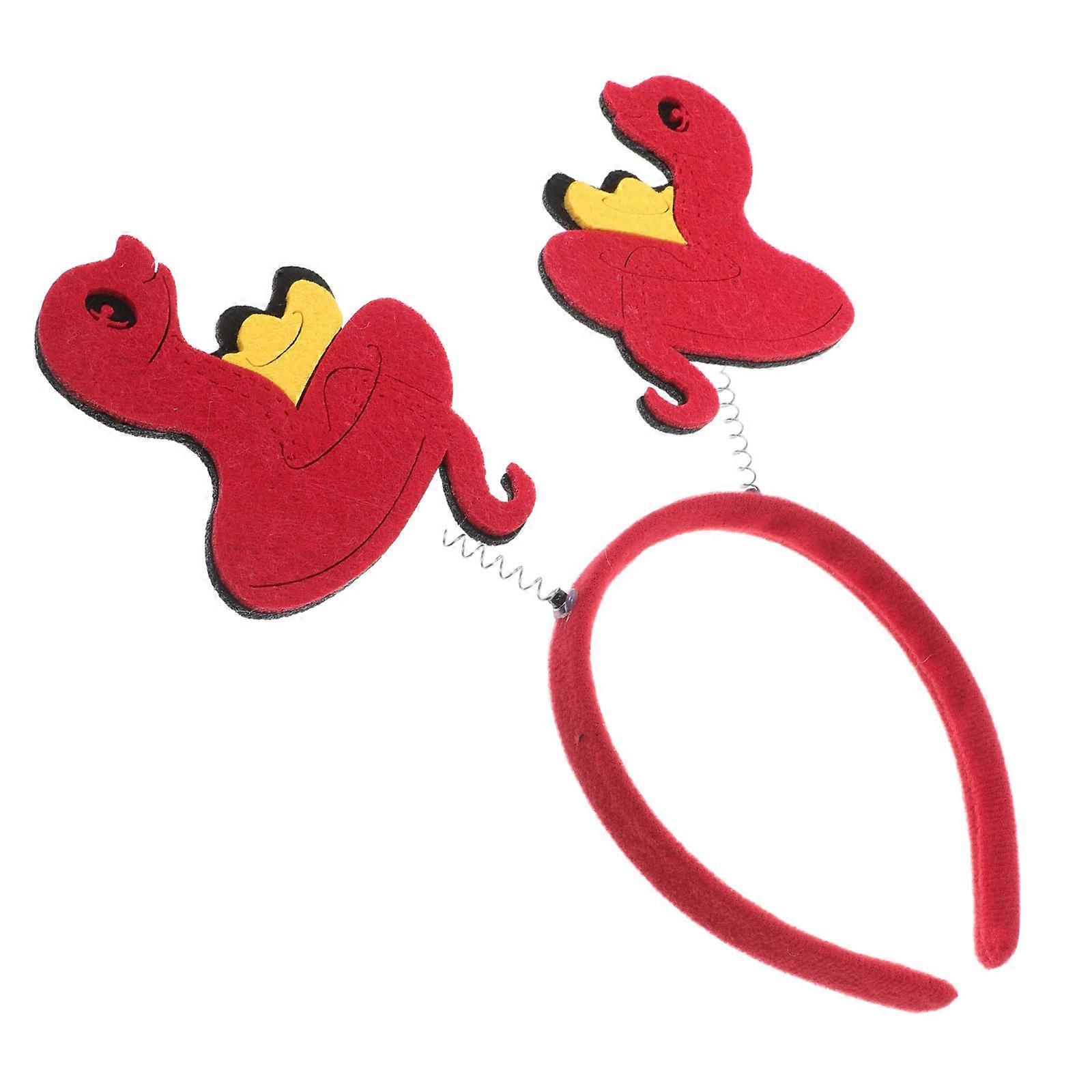 Snake Headband Party Headwear for Decoration Cartoon Cloth Headband