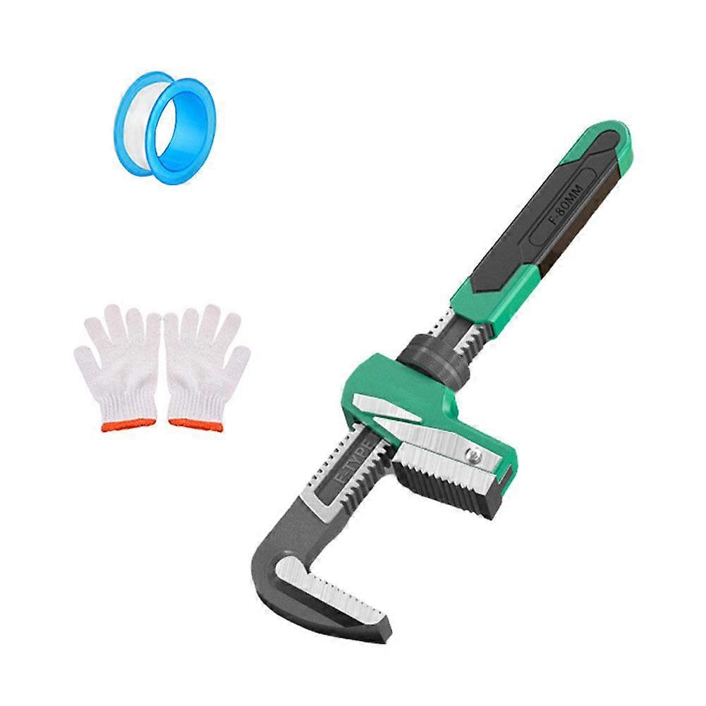 Pipe Clamp Right Angle Wrench Large Opening Multi-function F-type Universal N8Z9