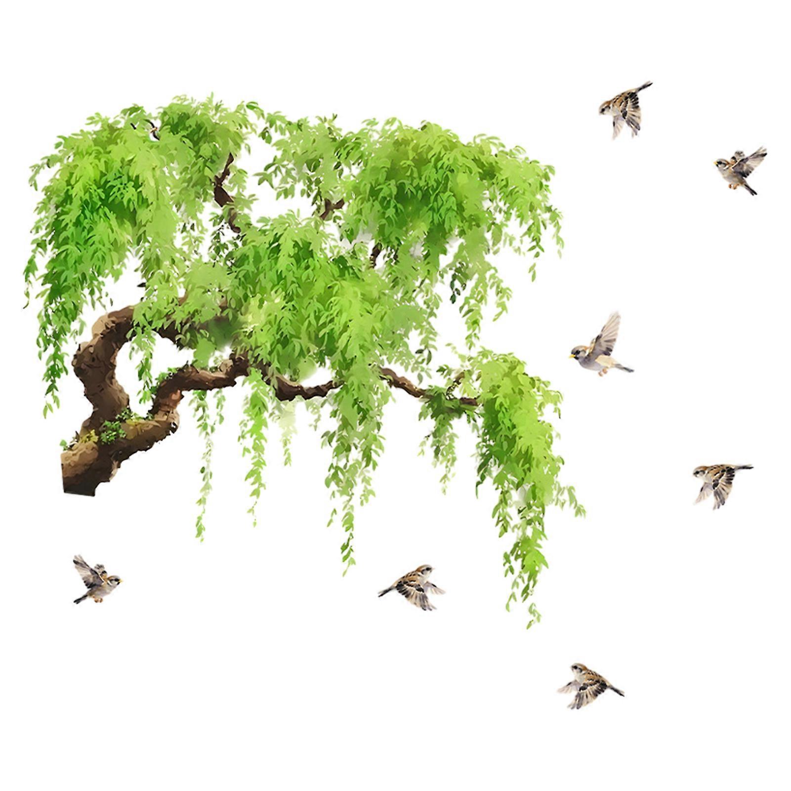 Removable Vine Decals - Large Size & Easy Apply - for TV Background Wall