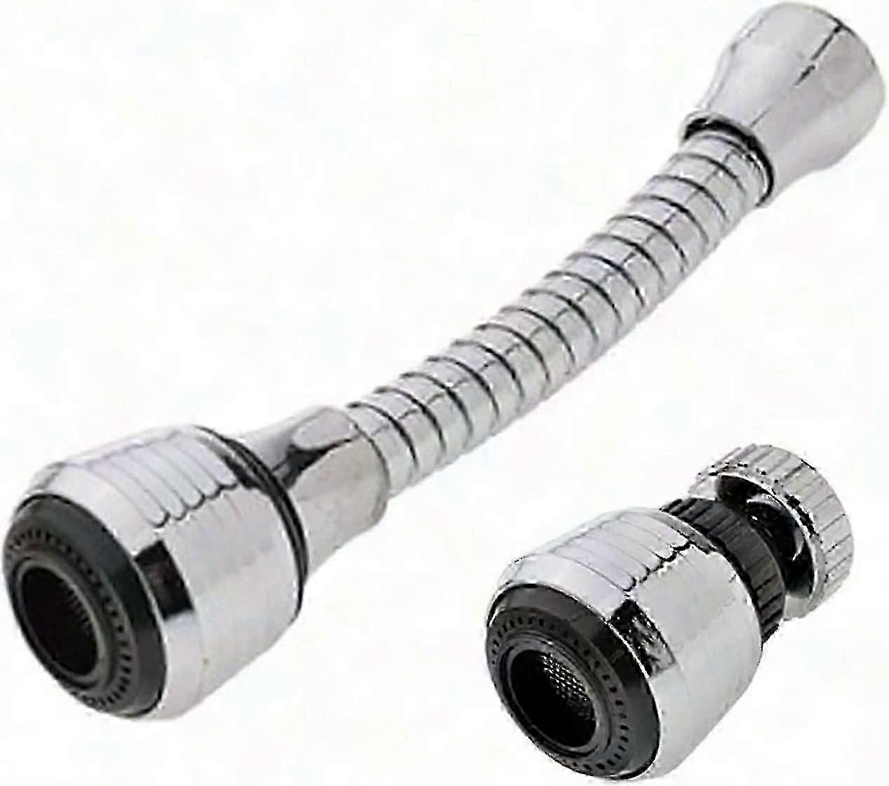 Rotating faucet aerator water saving filter