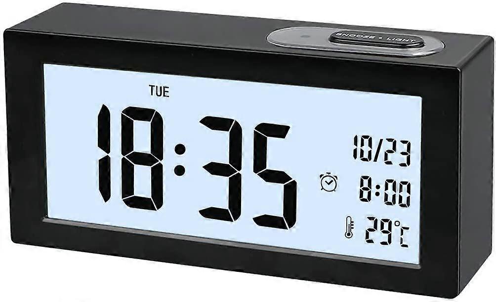 Digital alarm clock digital alarm clock LCD display date temperature display