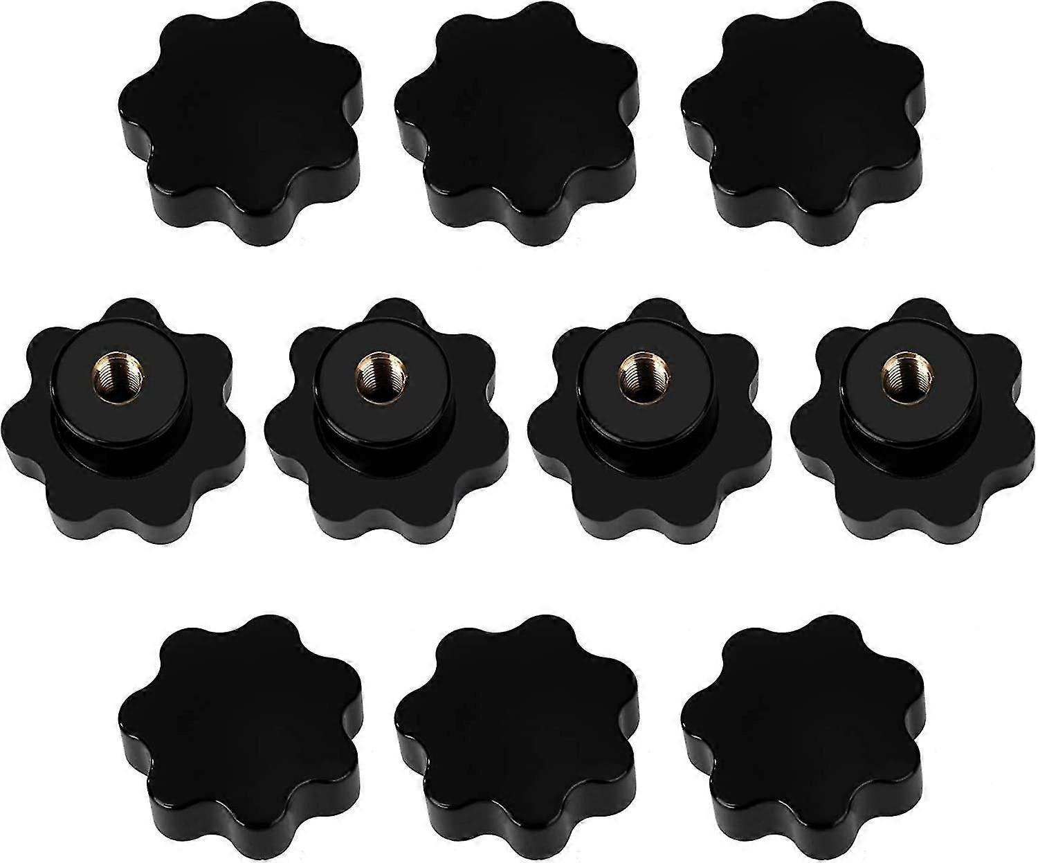 Thread Clamping Knobs M8 Star Knob Female Screw Knurled Grip Handle Nuts For Machine Tools