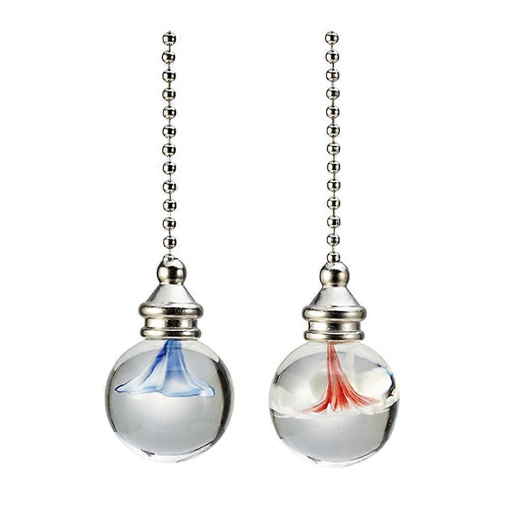 2pcs Ceiling Fan Pull Chain Hanging Light Pull Chain Decorative Pull Chain Extension