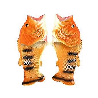 Unisexe Simulation 3d Poisson Pantoufles Drôle D’été Mode Flip Flops Pour L’extérieur TAO