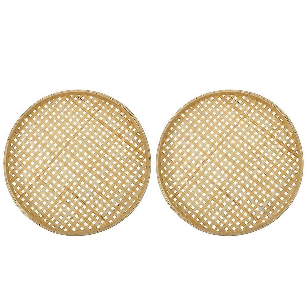 Woven Dustpan Storage Basket for Storage Use 2Pcs and Bread Containers