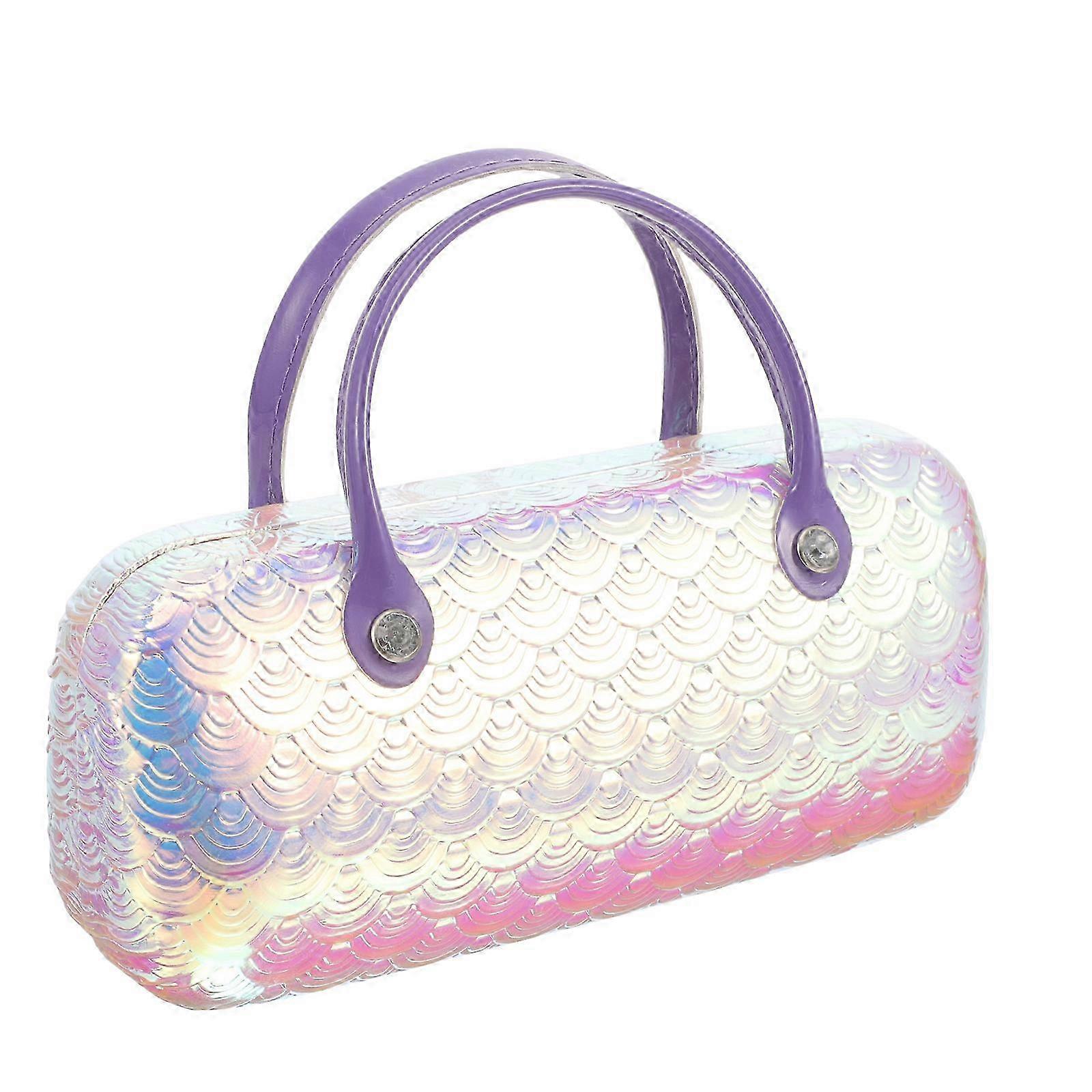 Sunglass Case Handheld Creative Portable Eyeglasses Case Pu Leather Storage Case