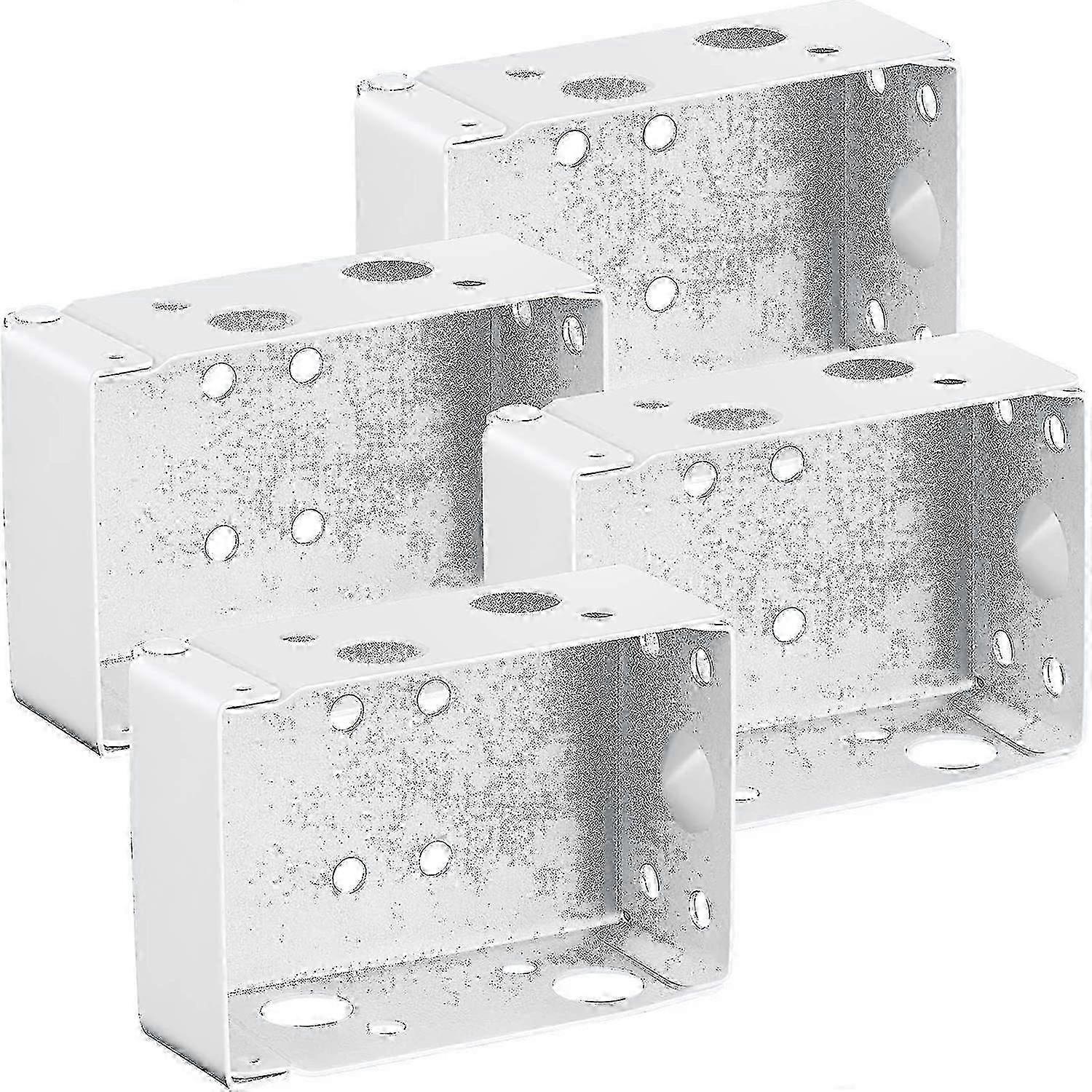 White brackets for blinds 2 inch low profile mounting
