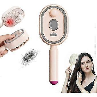 Superior Cloudmades Electric Spray Air Cushion Massage Comb Retractable Teeth One-Button Mist Portable Handle for Daily Hair Grooming &amp; Hydration