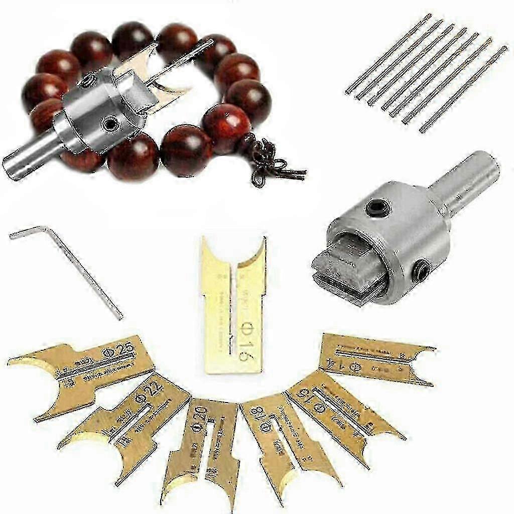 Pattern Wooden Bead Maker Beads Drill Bit Milling Cutter Set Tool Kit