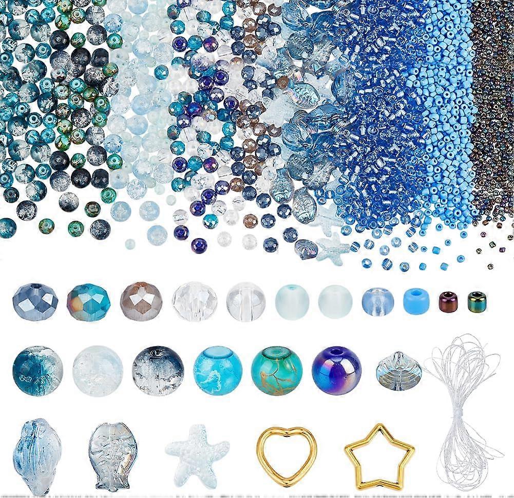 DIY Jewelry Sets Making Kits Blue
