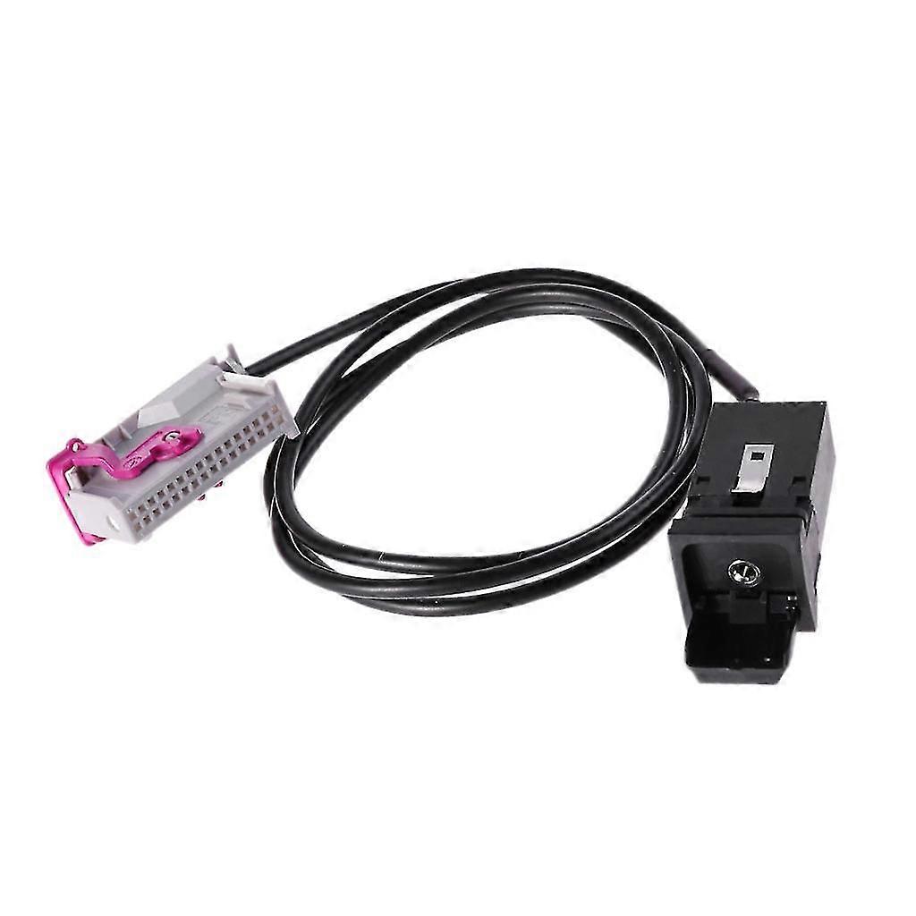 Car Aux-in Rns-e Navigation Aux Button O Adapter Kit 32pin Plug For