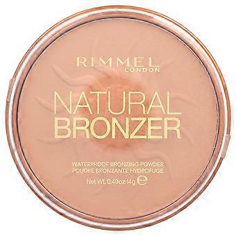 4 x Rimmel London, Natural Bronzer, Waterproof Bronzing Powder, 021 Sun Light, 0.49 oz (14 g)