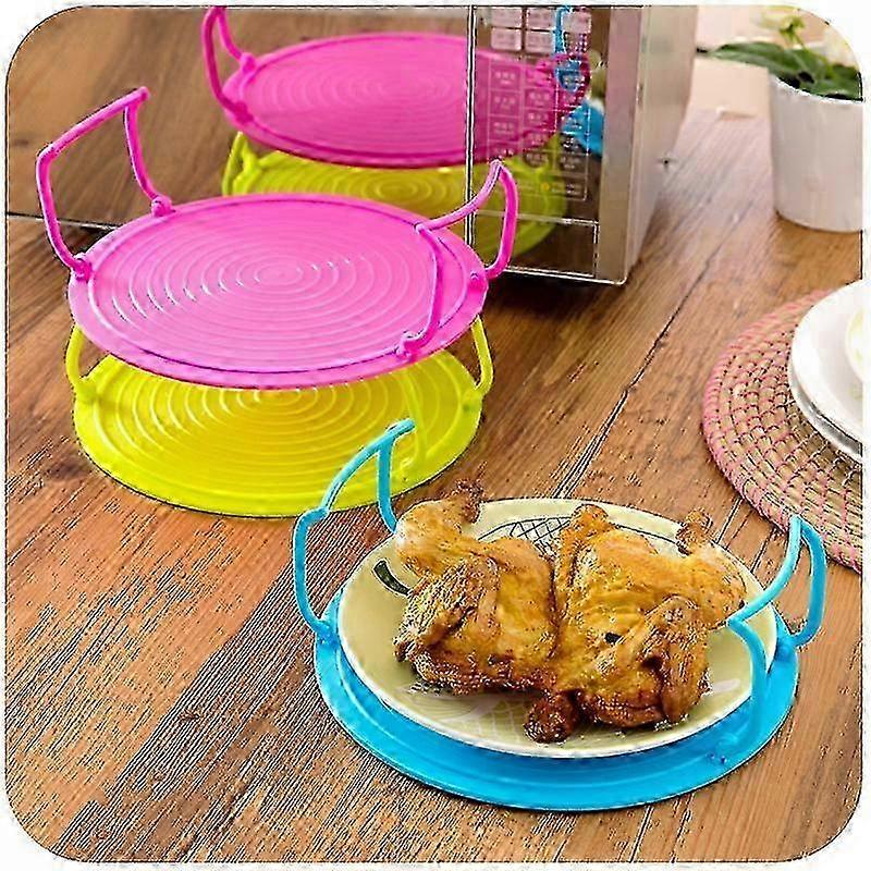 Foldable Two-Tier Microwave Tray
