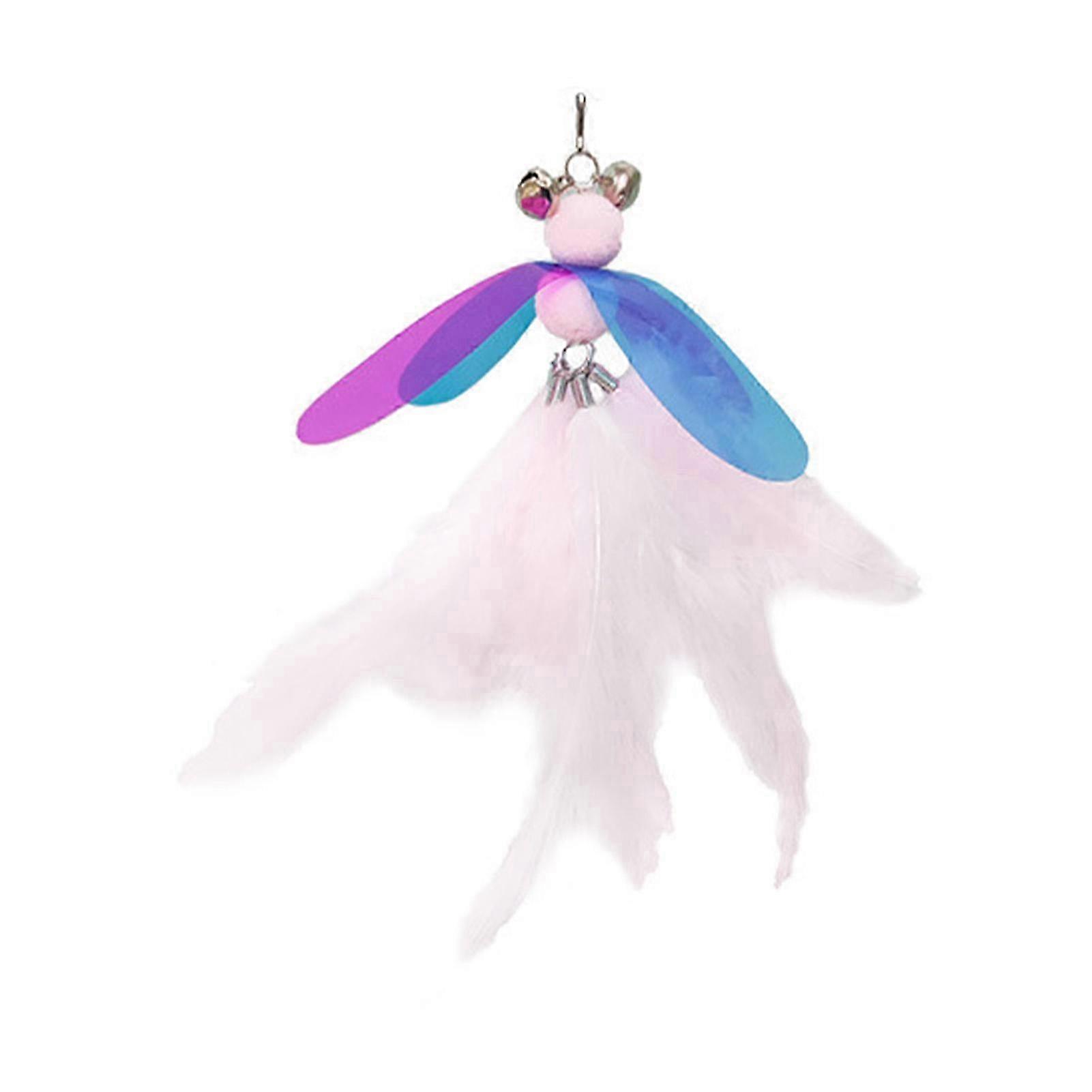 Crinkle Feather Teaser With Bells