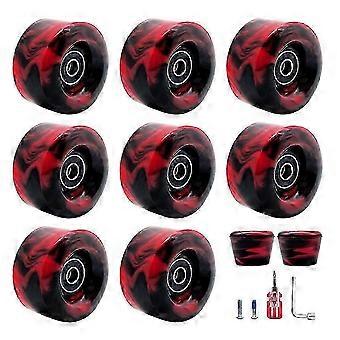 32mm x 58mm LED Skate Wheel Set
