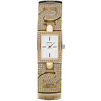 Dkny essentials Quartz Analog Women's Watch with NY4935 Gold Plated Stainless Steel Bracelet