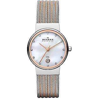 Skagen Ancher Quartz Analog Women Watch with 355SSRS Stainless Steel Bracelet