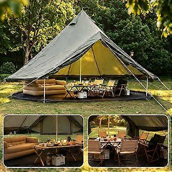 Oxford-Zelt für Familien, ideal für Camping – geräumiges Jurtenzelt mit 4 Metern Durchmesser und Ofenanschluss, große Glamping-Zelte für 4-8 Personen, Oxford-Winterzelt für den Einsatz in allen Jahreszeiten.