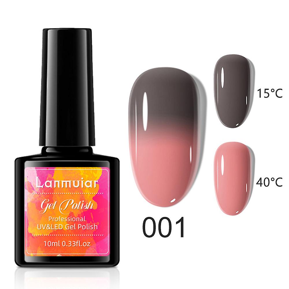 Long-lasting Nail Polish Color Changing Fun Nail Art Soak Off Uv Led Nail Polish Gift Kit With Temperature